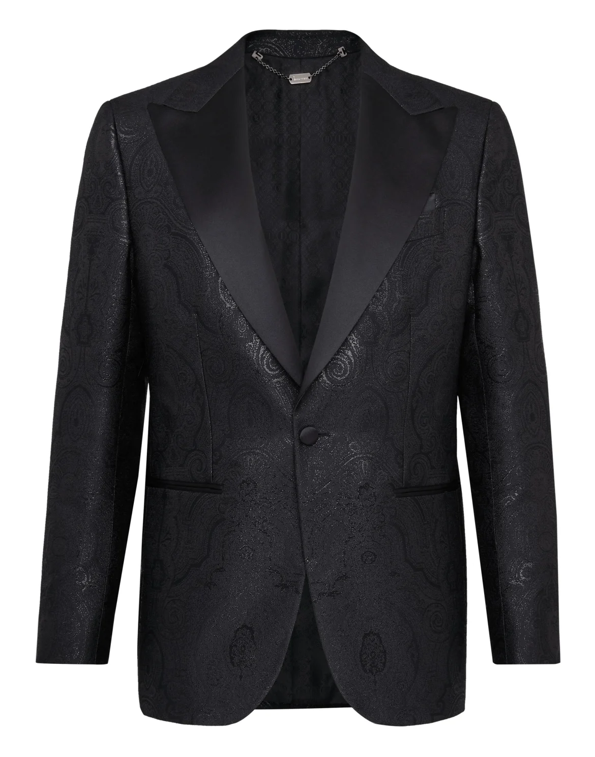 Blazer Super Slim Fit Paisley, цвет: Черный