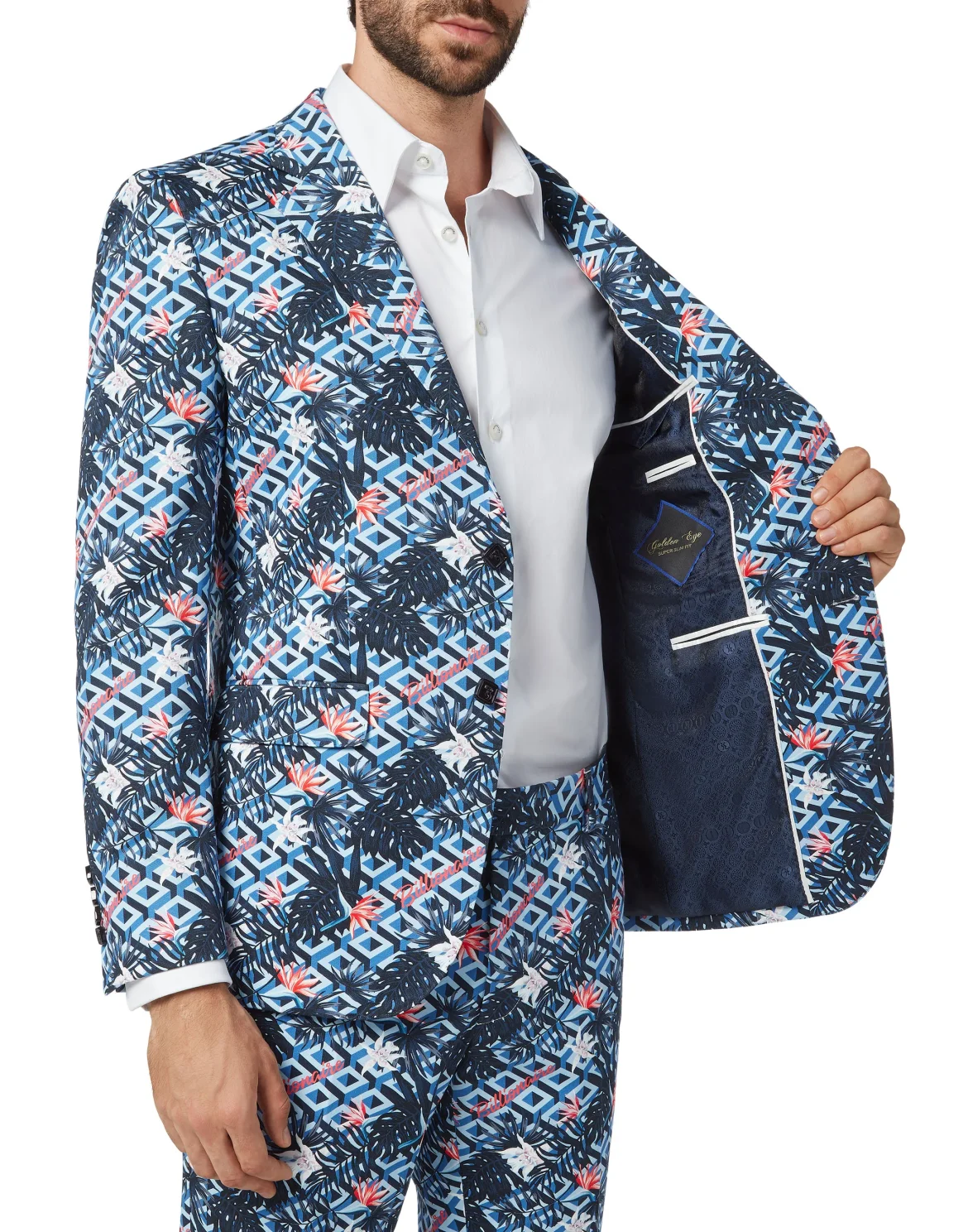 Blazer Super Slim Fit, цвет: Голубой