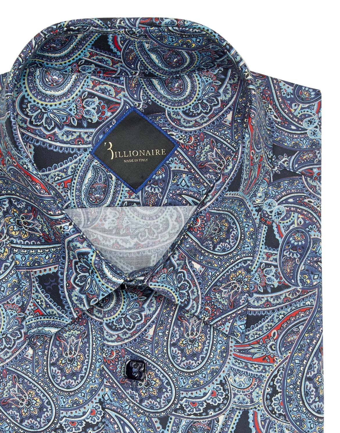 Shirt Silver Cut LS/Milano Paisley, цвет: Черный