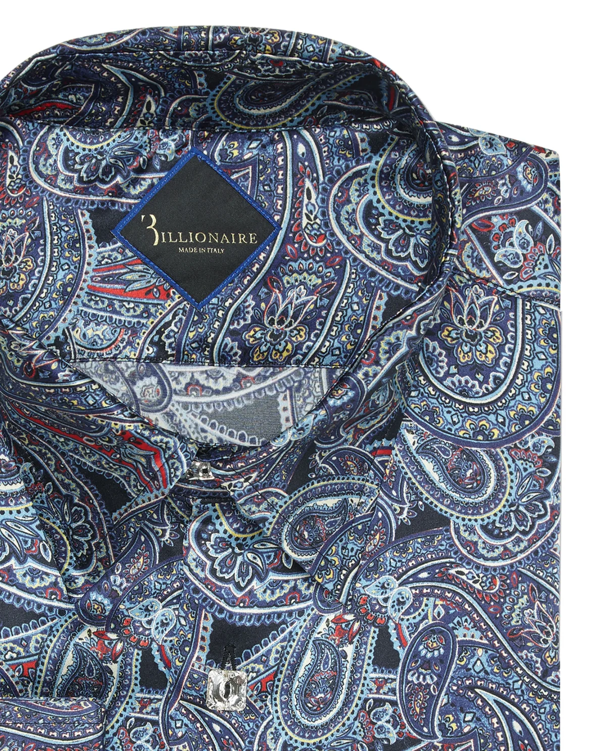 Shirt Gold Cut LS/Milano Paisley, цвет: Черный