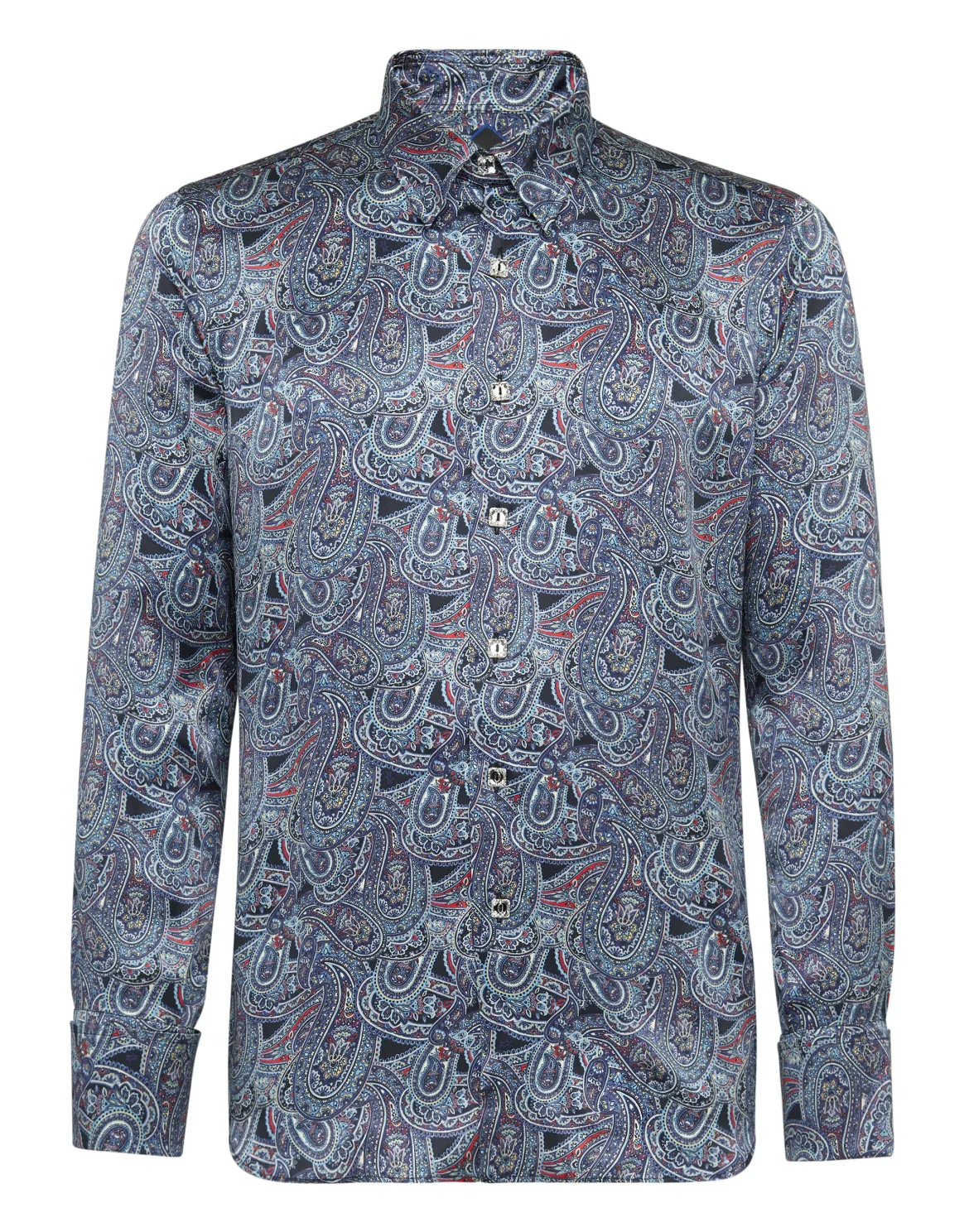 Shirt Gold Cut LS/Milano Paisley, цвет: Черный