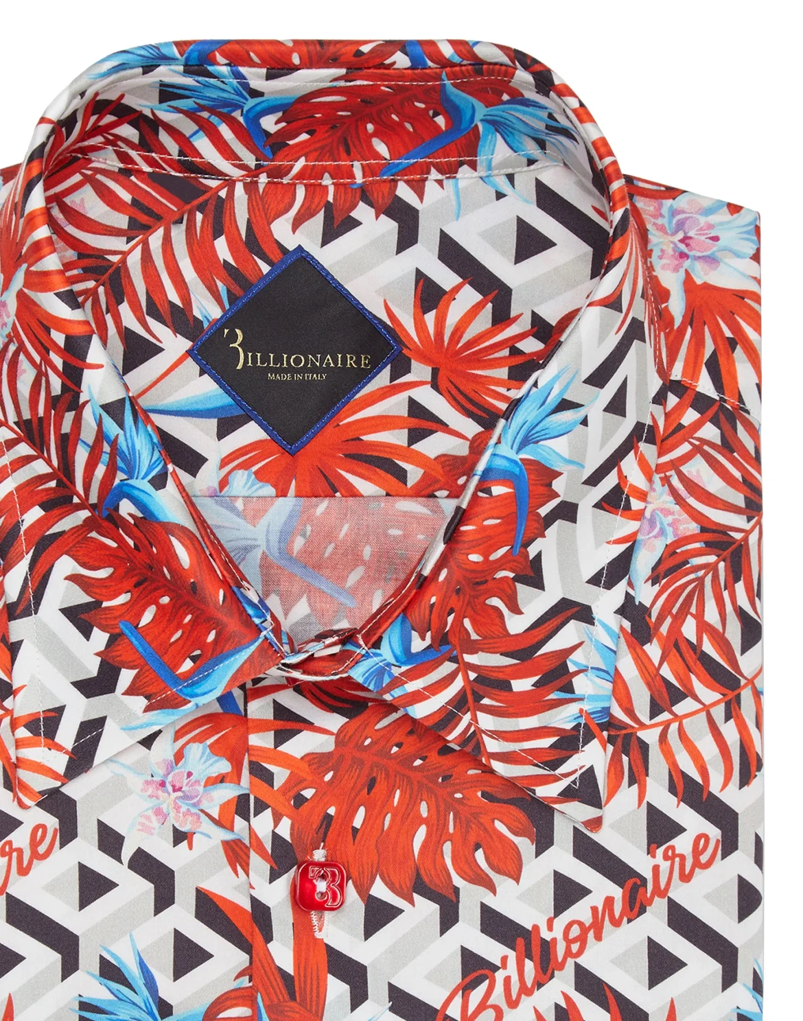 Shirt Silver Cut LS/Milano Palms, цвет: Белый