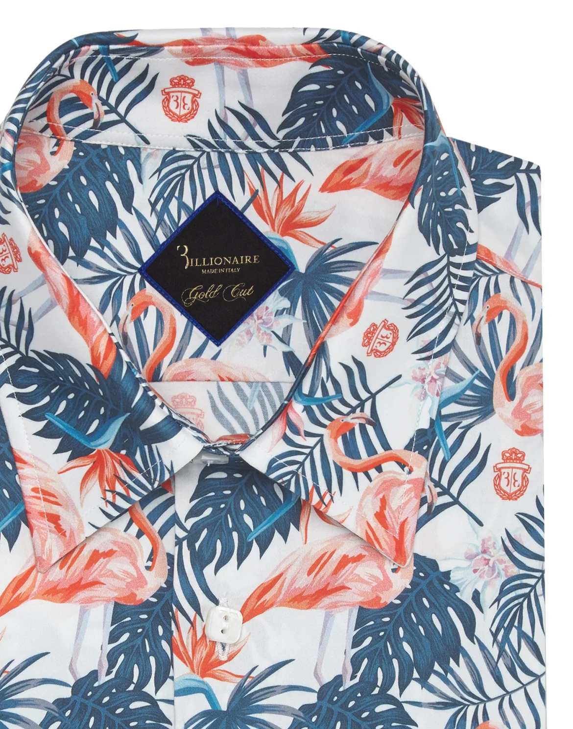 Shirt Gold Cut LS/Milano Palms, цвет: Белый