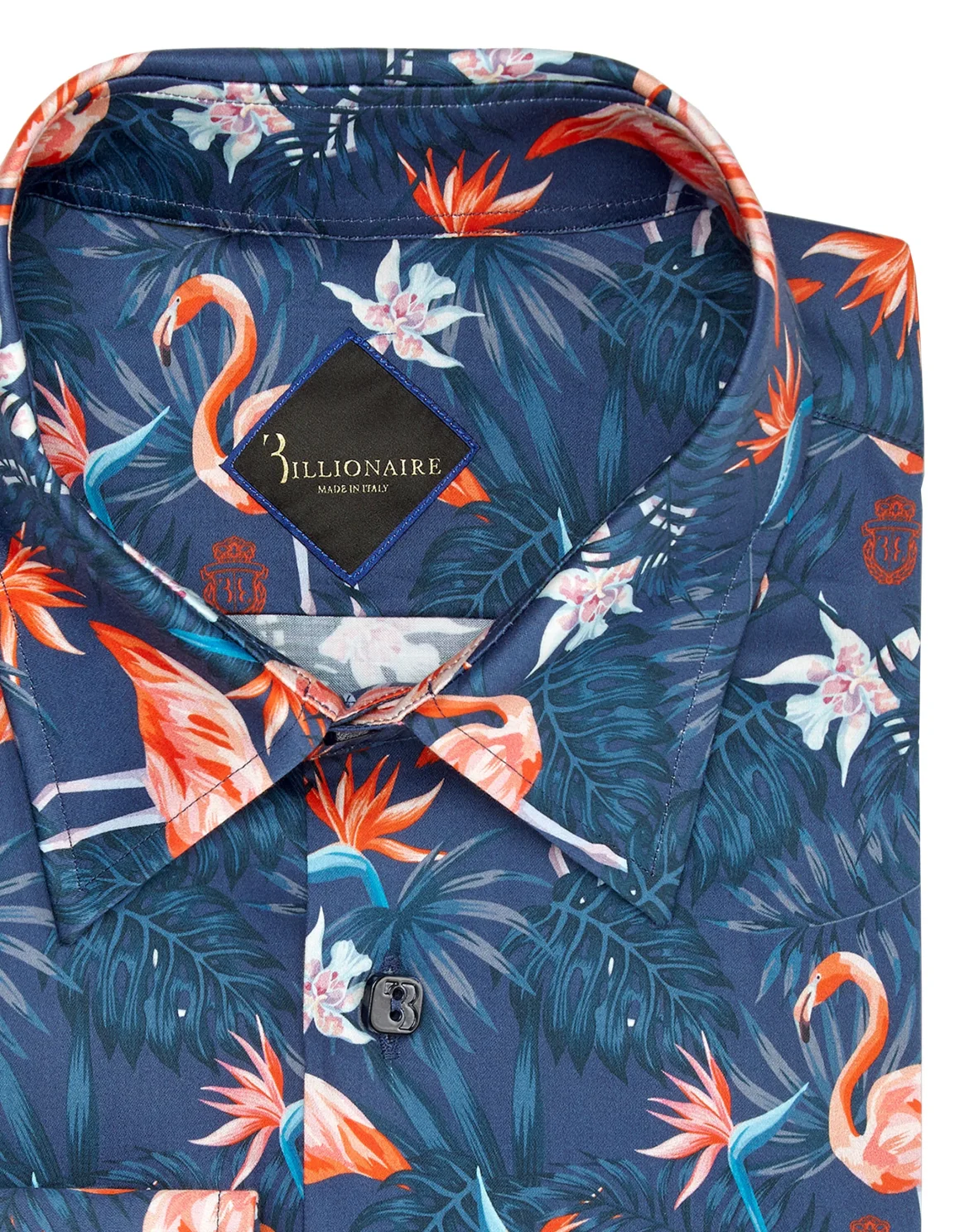 Shirt Gold Cut LS/Milano Palms, цвет: Синий