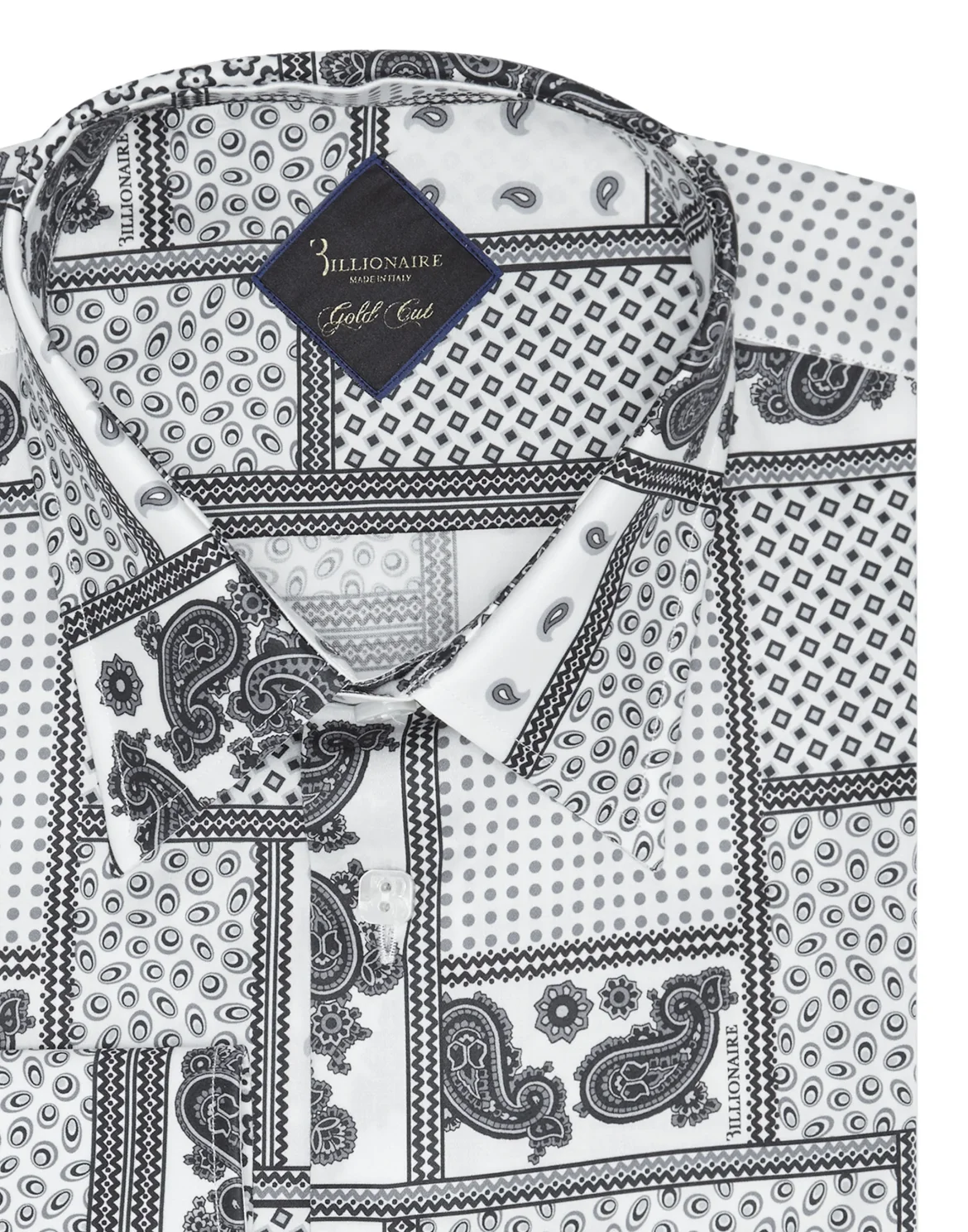 Shirt Gold Cut LS/Milano Paisley, цвет: Белый