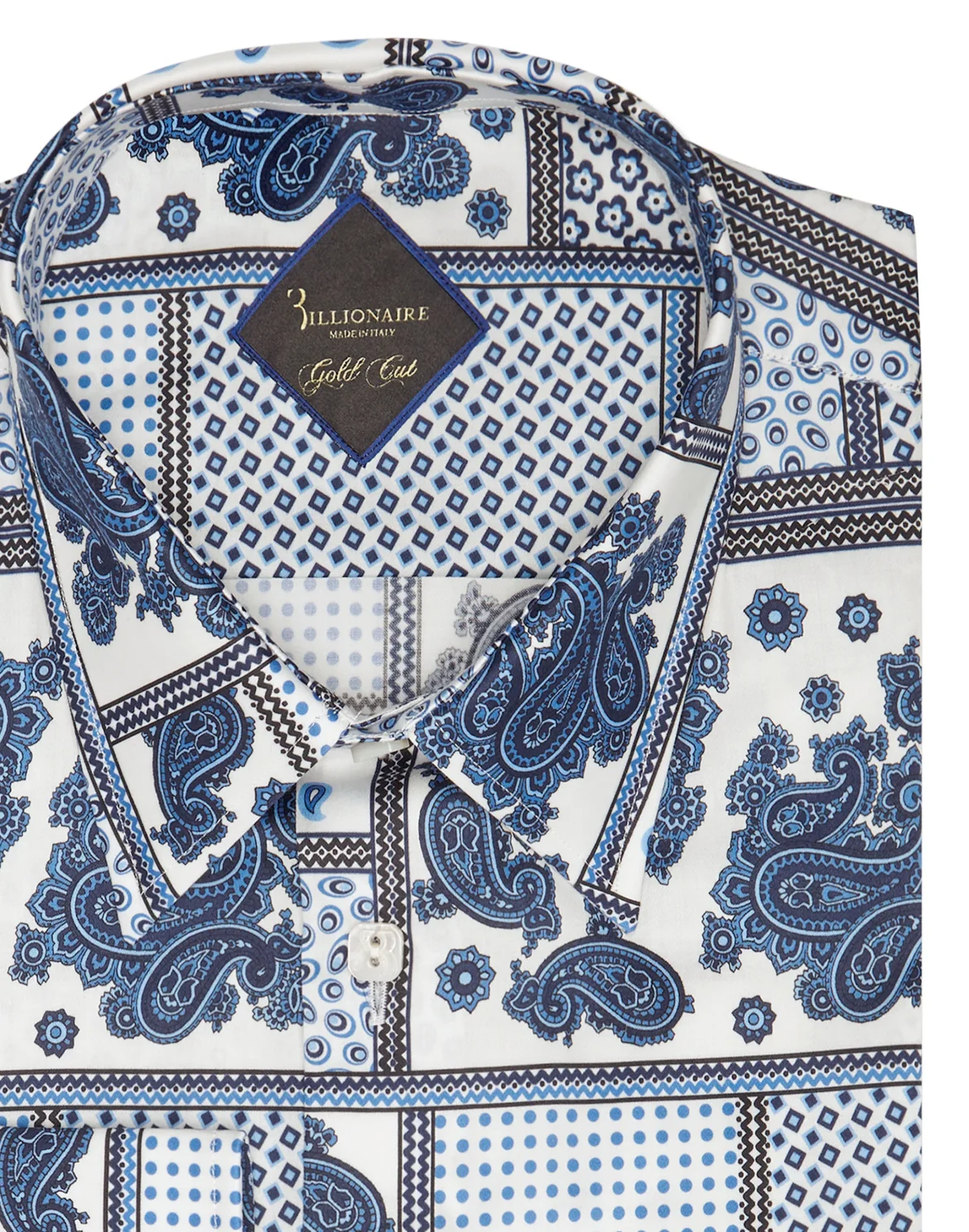 Shirt Gold Cut LS/Milano Paisley, цвет: Белый