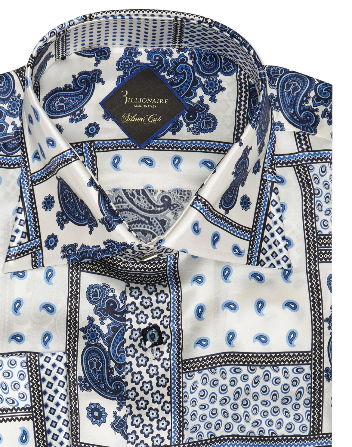 Shirt Gold Cut LS/Flavio Paisley, цвет: Белый