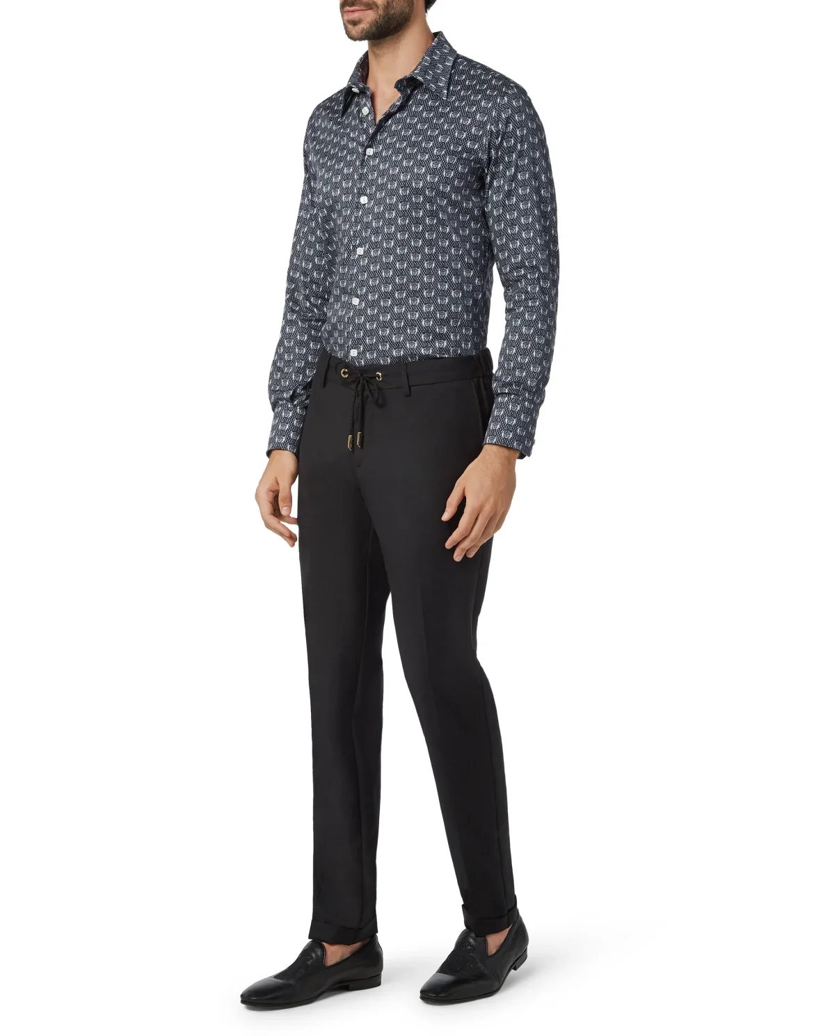 Shirt Silver Cut LS/Milano Lion, цвет: Черный