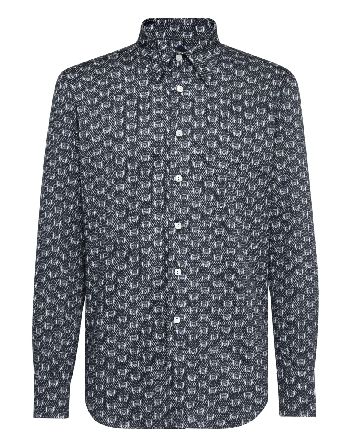 Shirt Silver Cut LS/Milano Lion, цвет: Черный