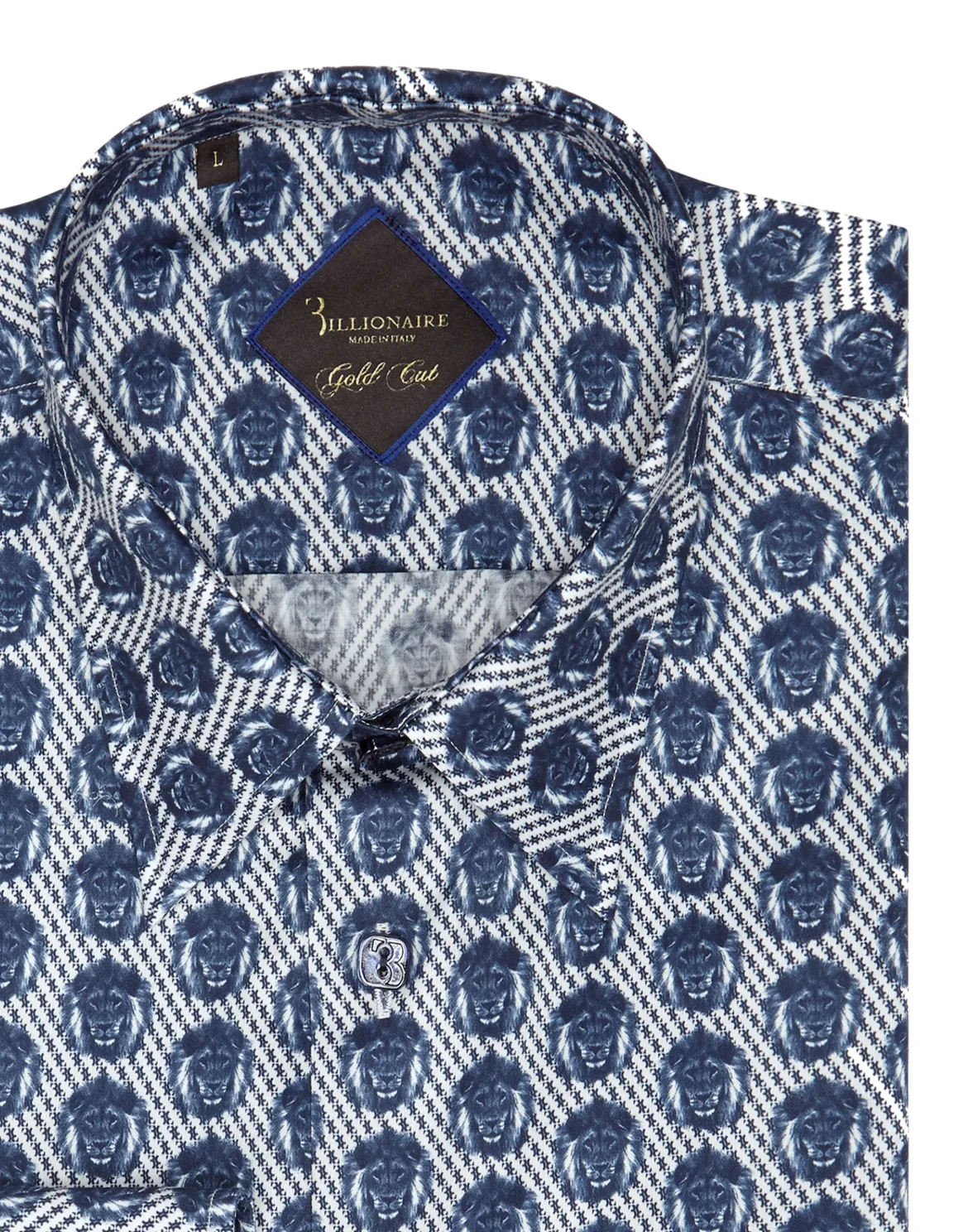 Shirt Gold Cut LS/Milano Lion, цвет: Белый