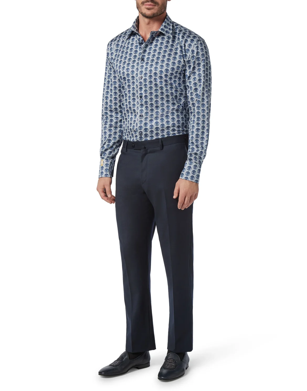 Shirt Gold Cut LS/Milano Lion, цвет: Белый