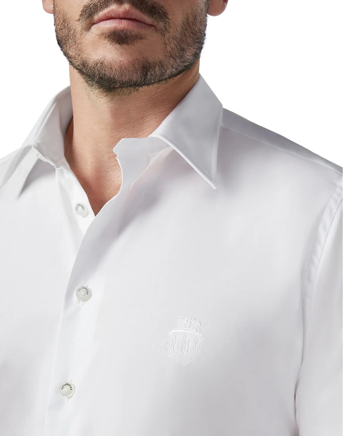 Shirt Silver Cut LS/Milano Crest, цвет: Белый