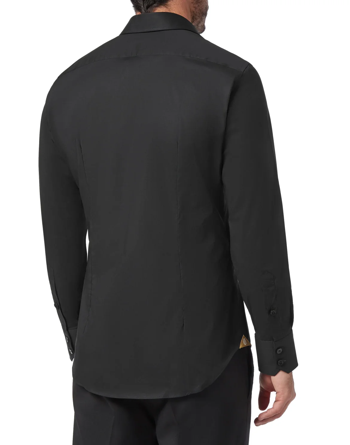 Shirt Gold Cut LS/Milano Crest, цвет: Черный
