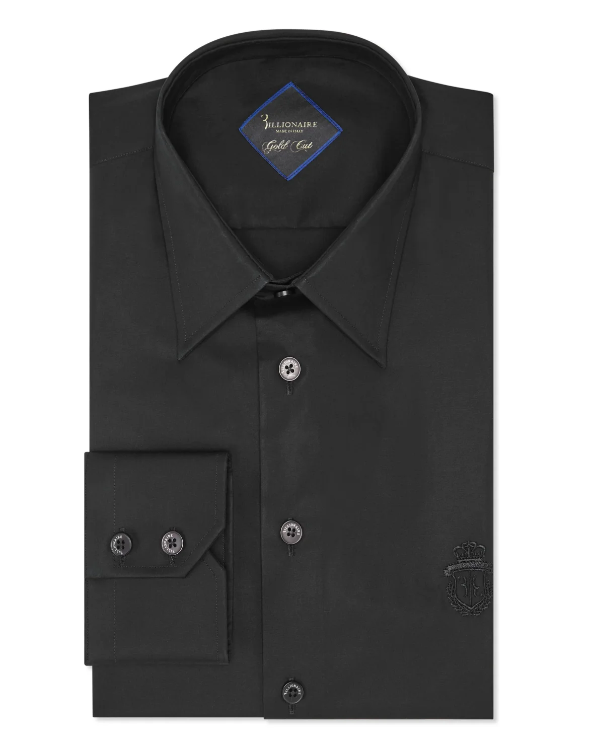 Shirt Gold Cut LS/Milano Crest, цвет: Черный