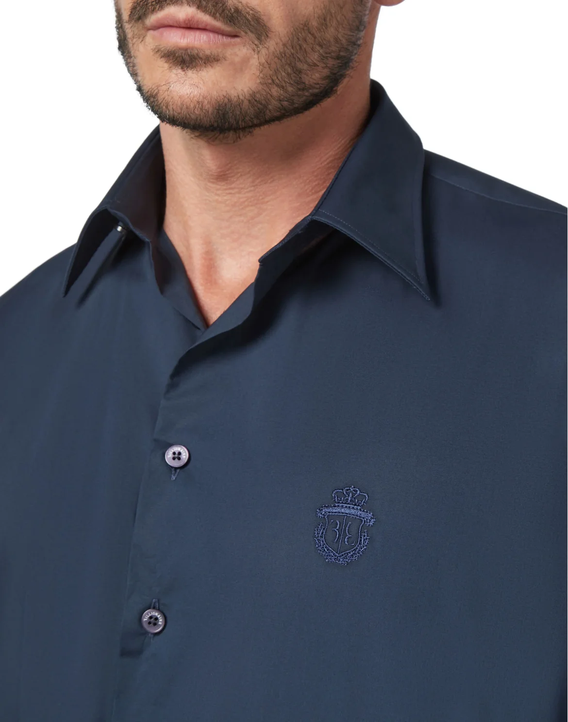 Shirt Gold Cut LS/Milano Crest, цвет: Синий