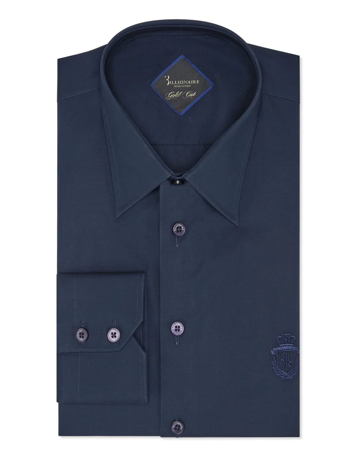 Shirt Gold Cut LS/Milano Crest, цвет: Синий
