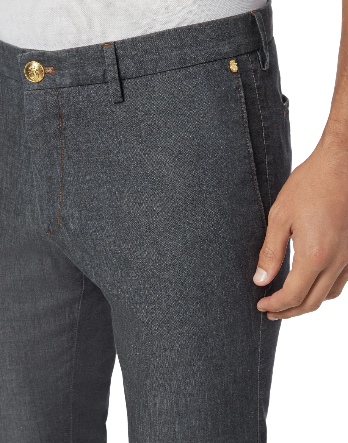 Slim Trousers Crest, цвет: Черный