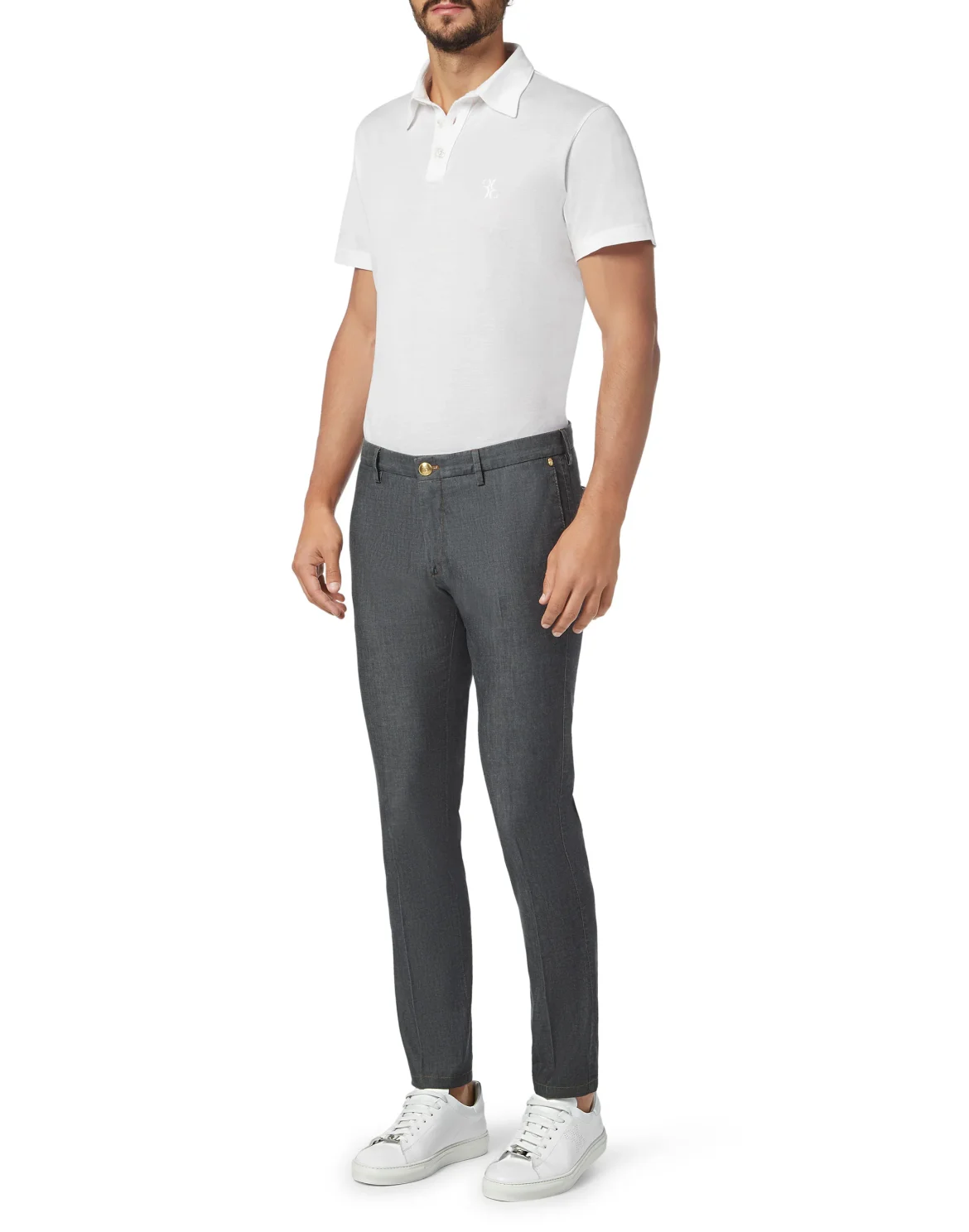 Slim Trousers Crest, цвет: Черный