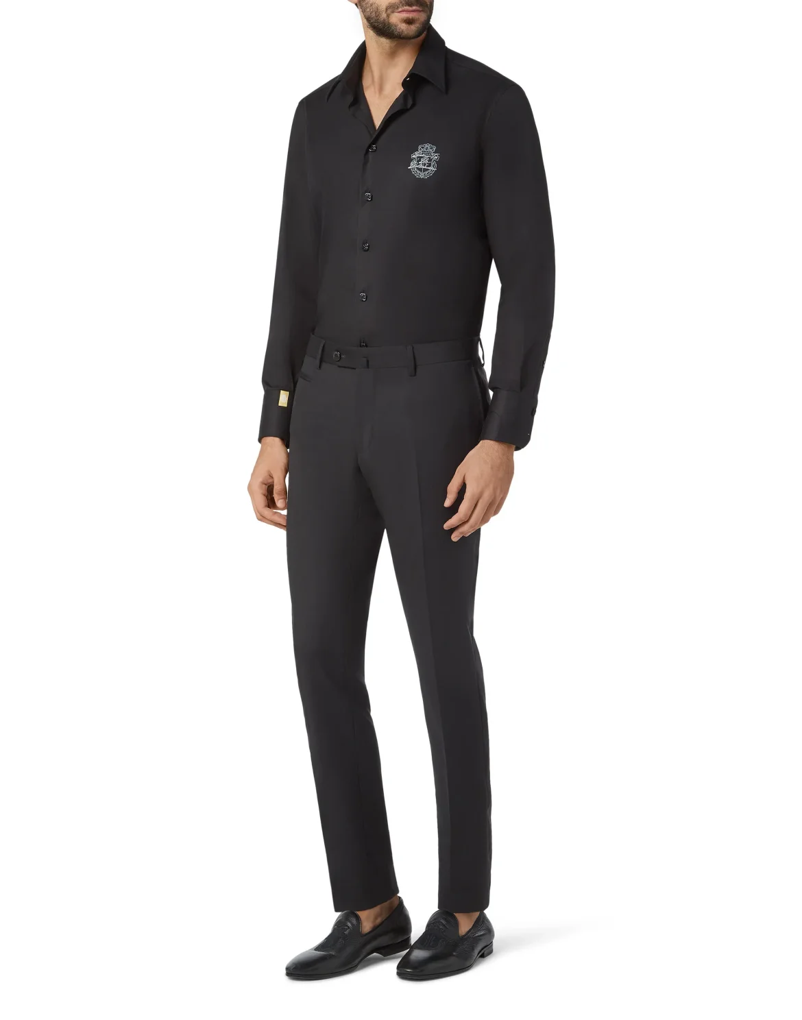 Slim Trousers Elegant, цвет: Черный