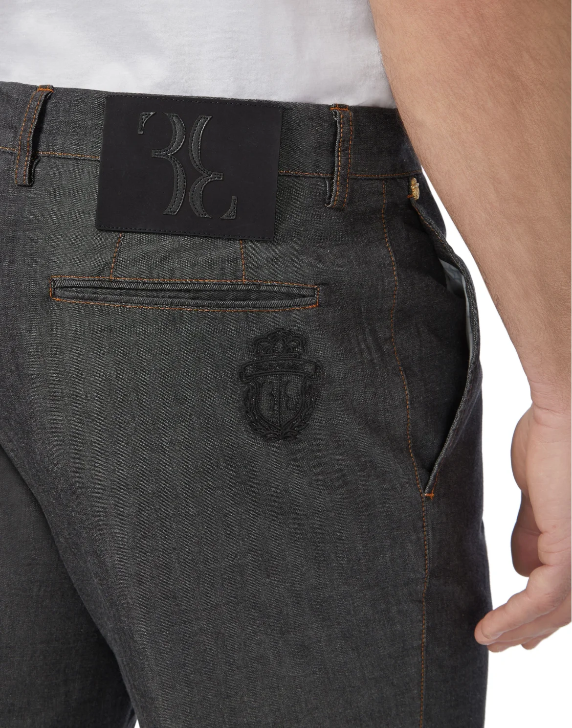 Long Trousers Regular Fit Crest, цвет: Черный