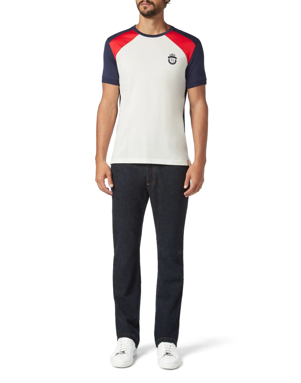 T-shirt Round Neck SS Crest, цвет: Синий