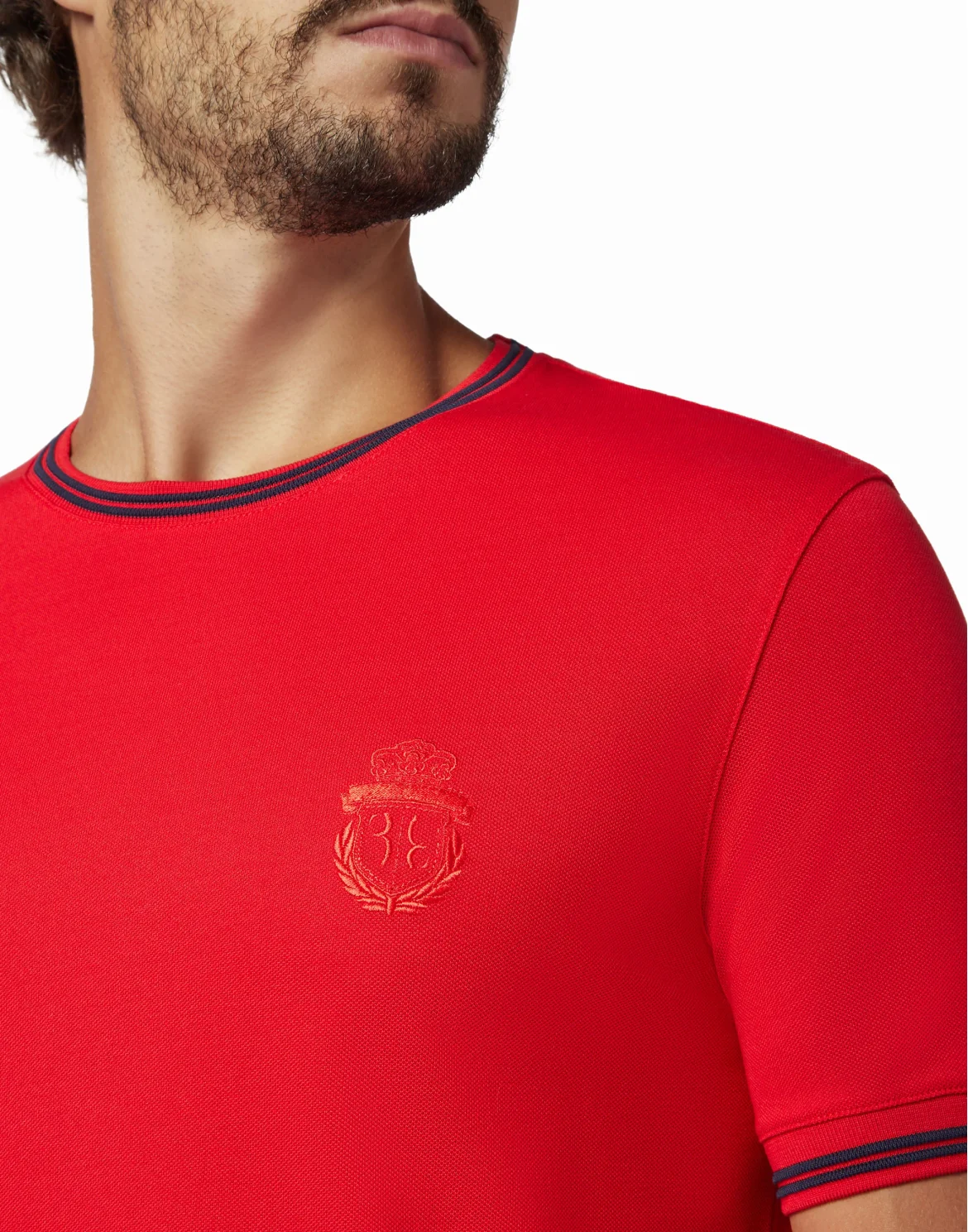 T-shirt Round Neck SS Crest, цвет: Красный