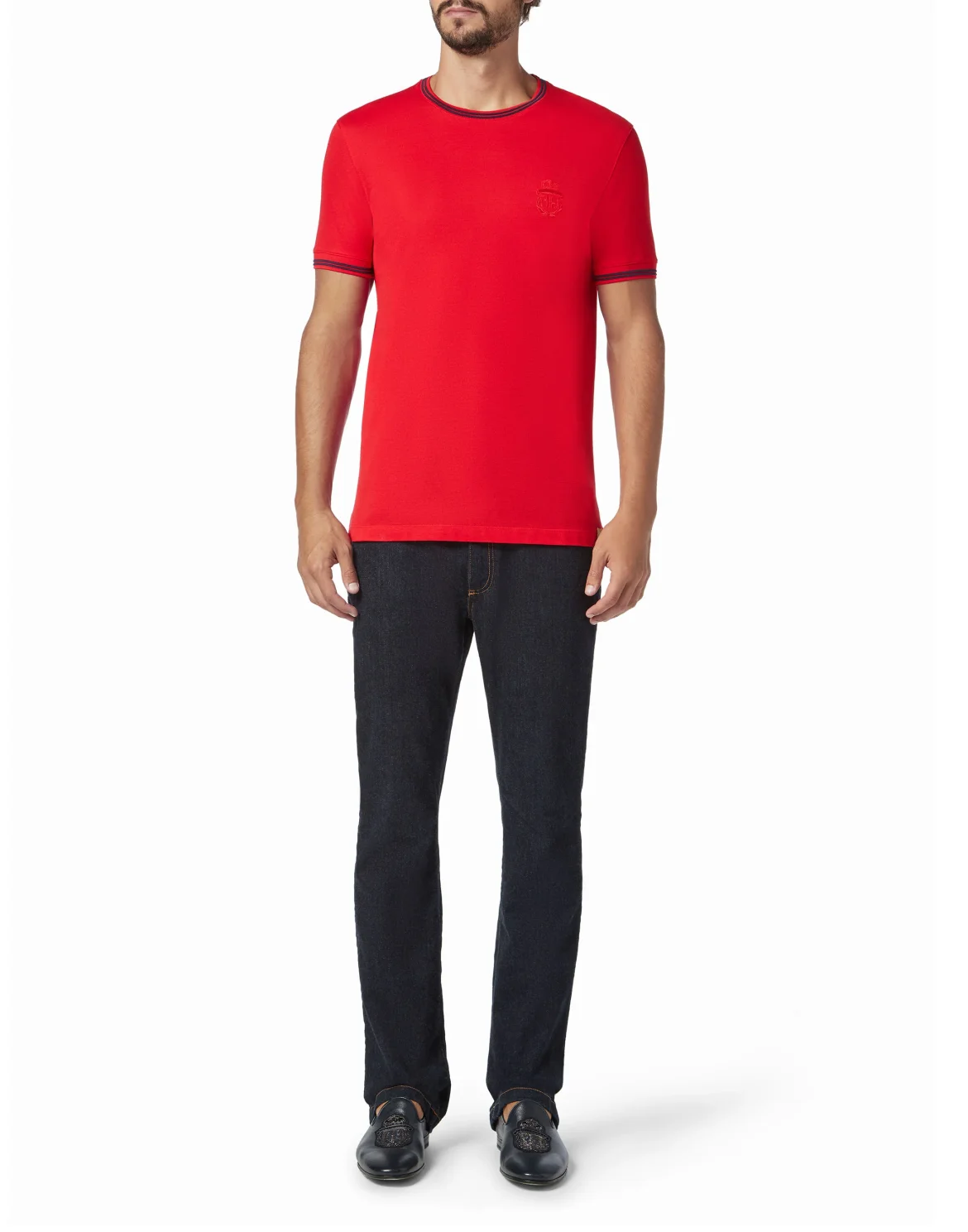 T-shirt Round Neck SS Crest, цвет: Красный