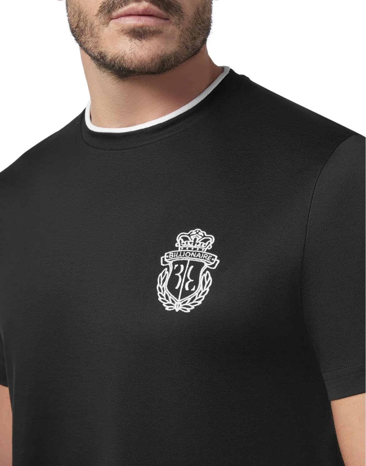T-shirt Round Neck SS Crest, цвет: Черный