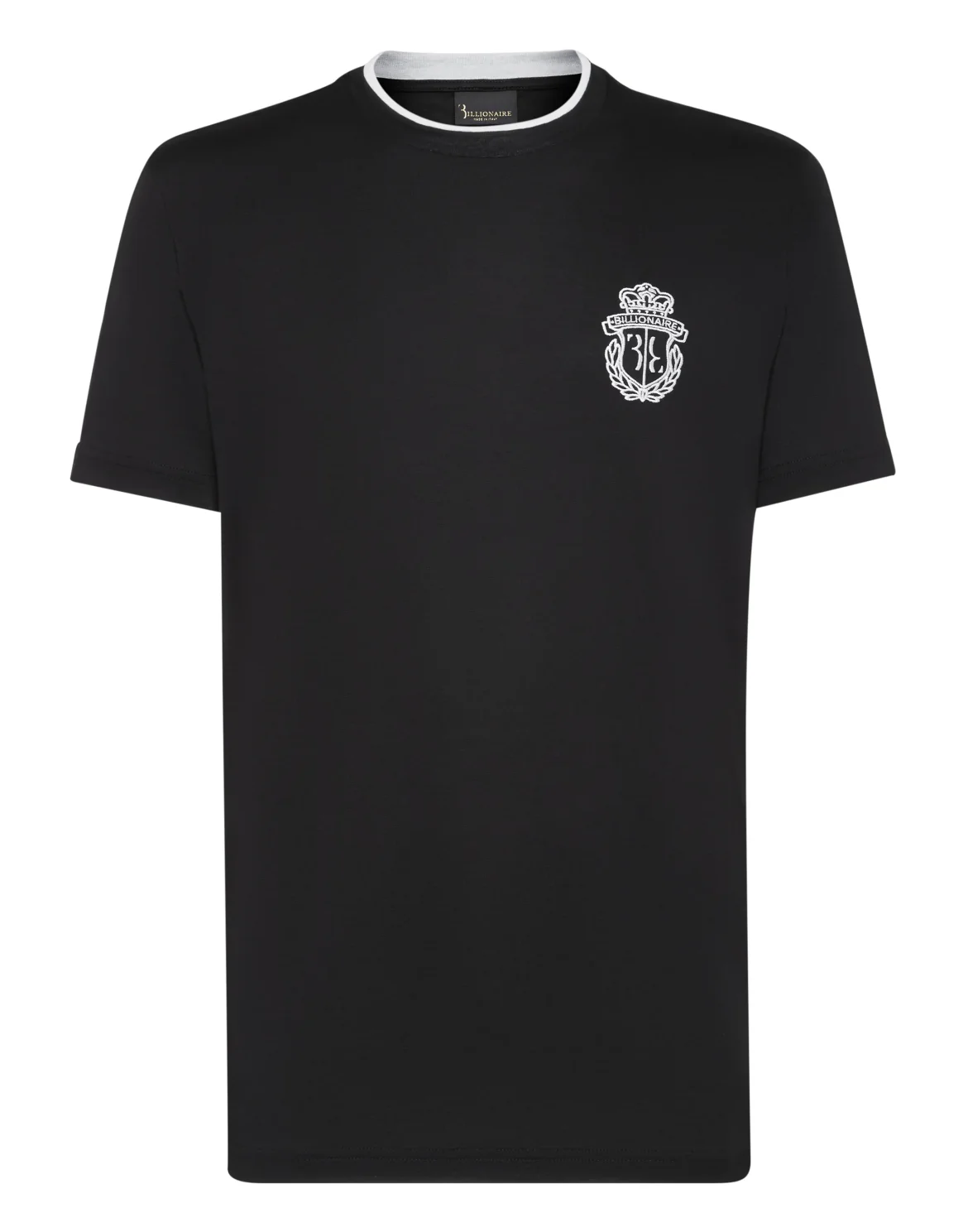 T-shirt Round Neck SS Crest, цвет: Черный