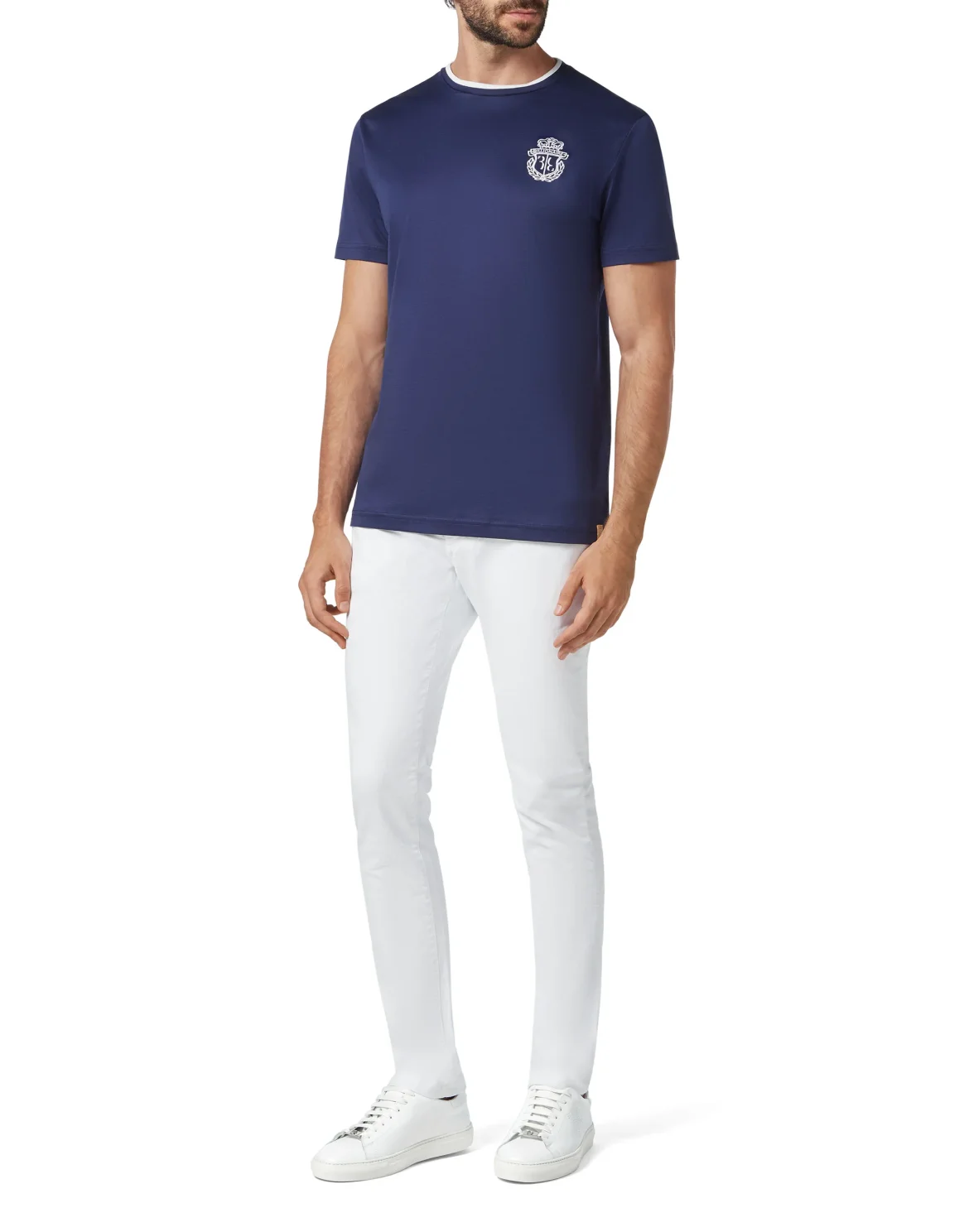 T-shirt Round Neck SS Crest, цвет: Синий