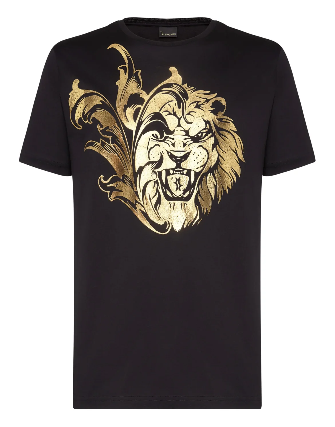 T-shirt Round Neck SS Lion, цвет: Черный