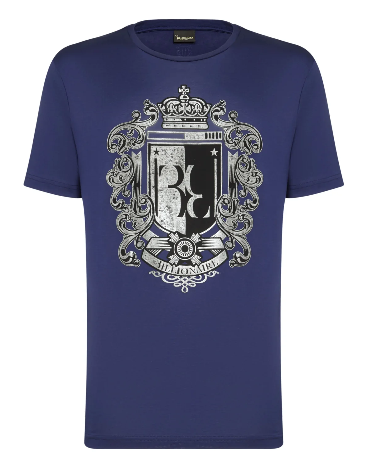 T-shirt Round Neck SS Baroque, цвет: Синий