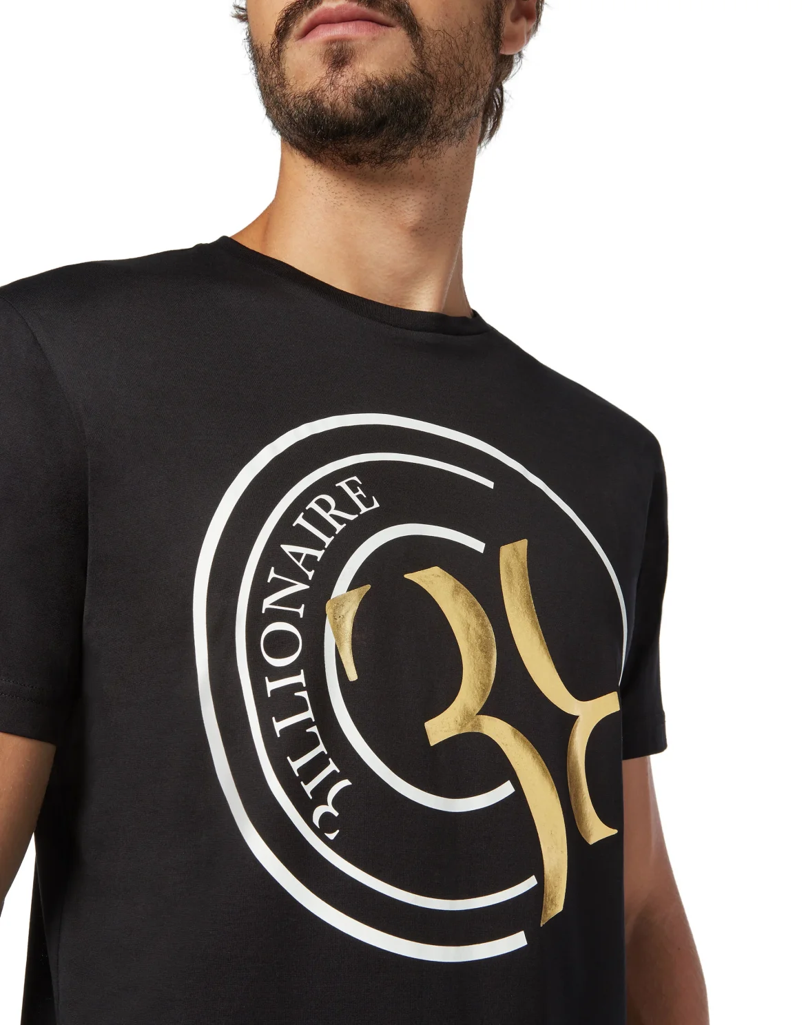 T-shirt Round Neck SS Double B, цвет: Черный