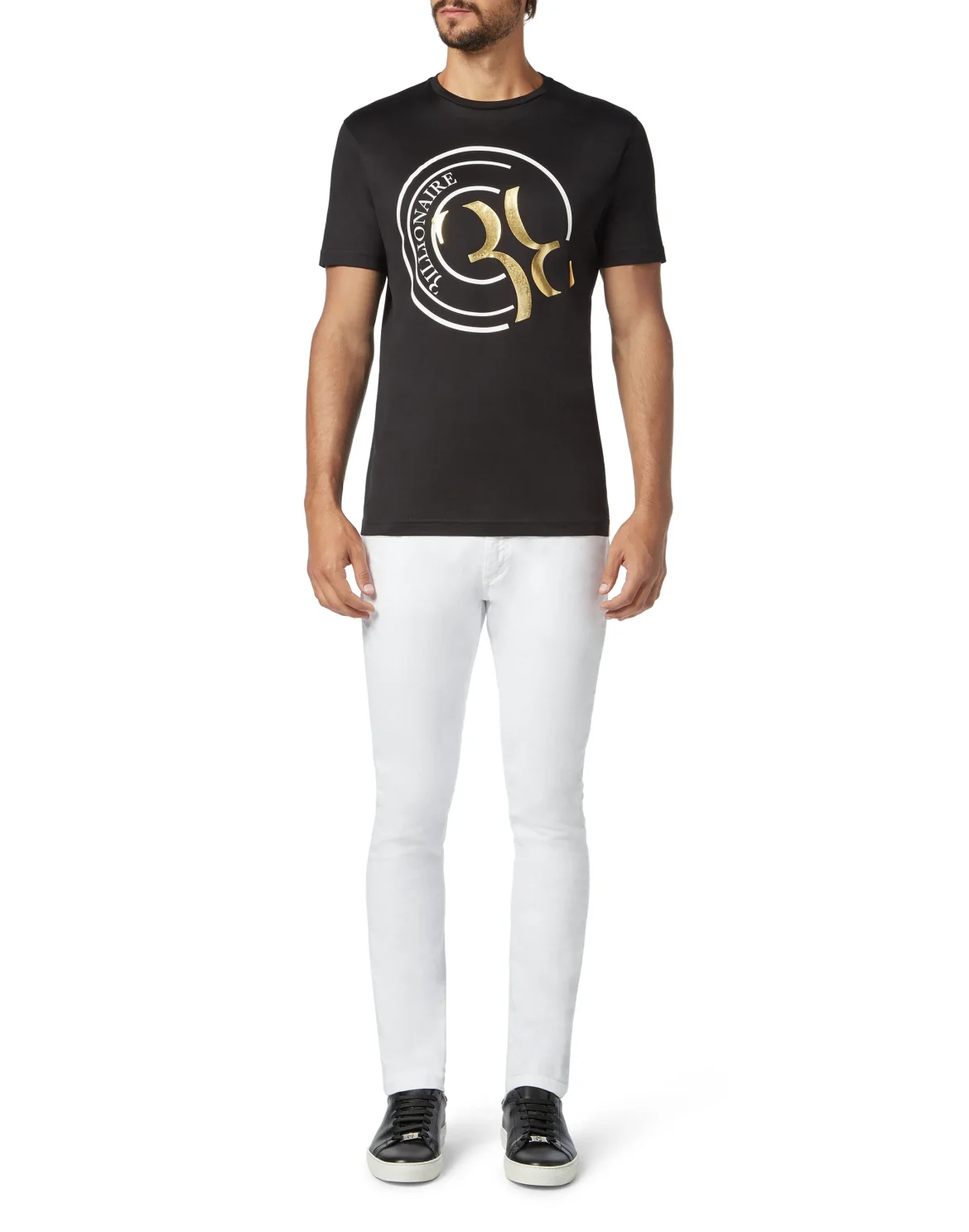 T-shirt Round Neck SS Double B, цвет: Черный