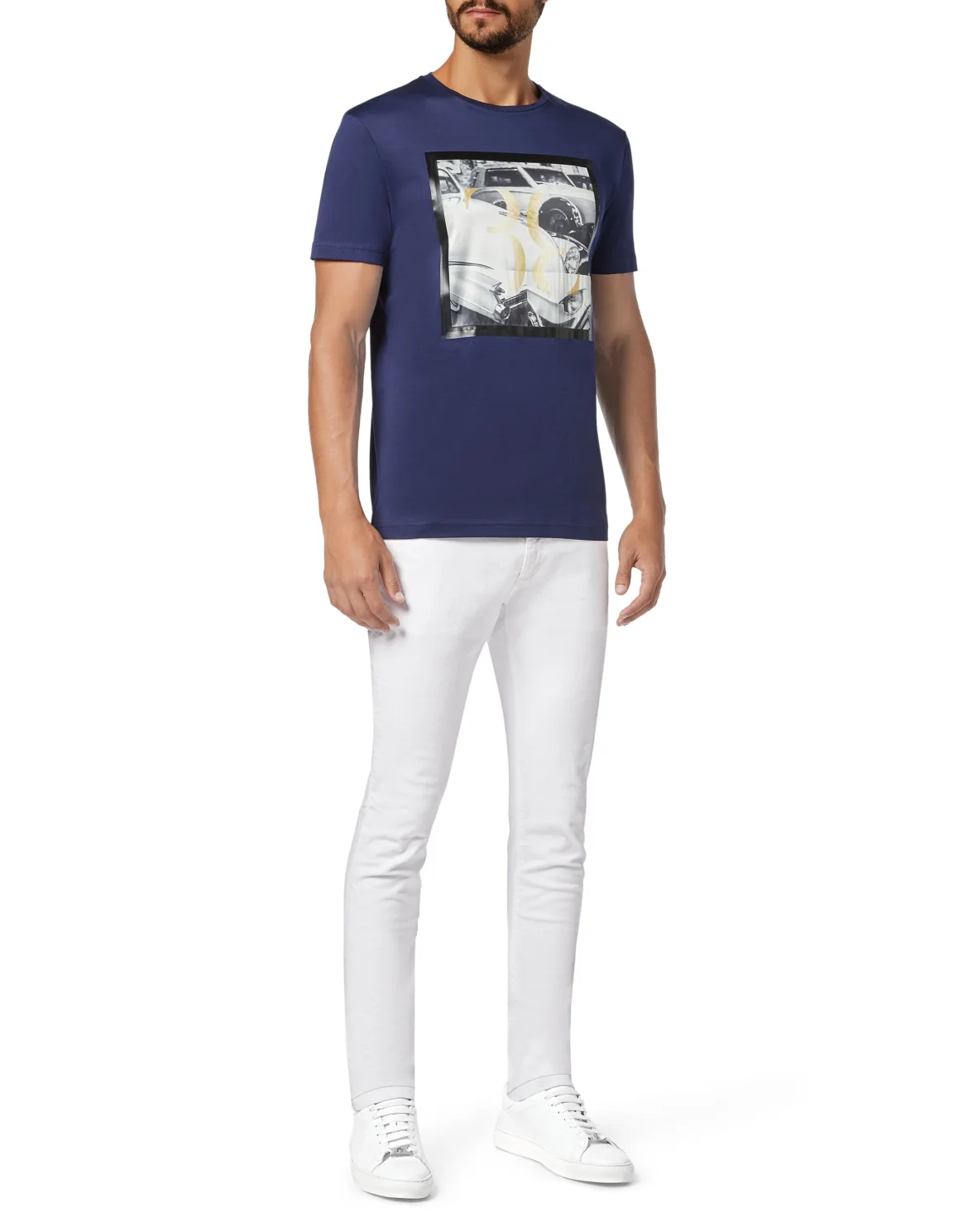T-shirt Round Neck SS Double B, цвет: Синий