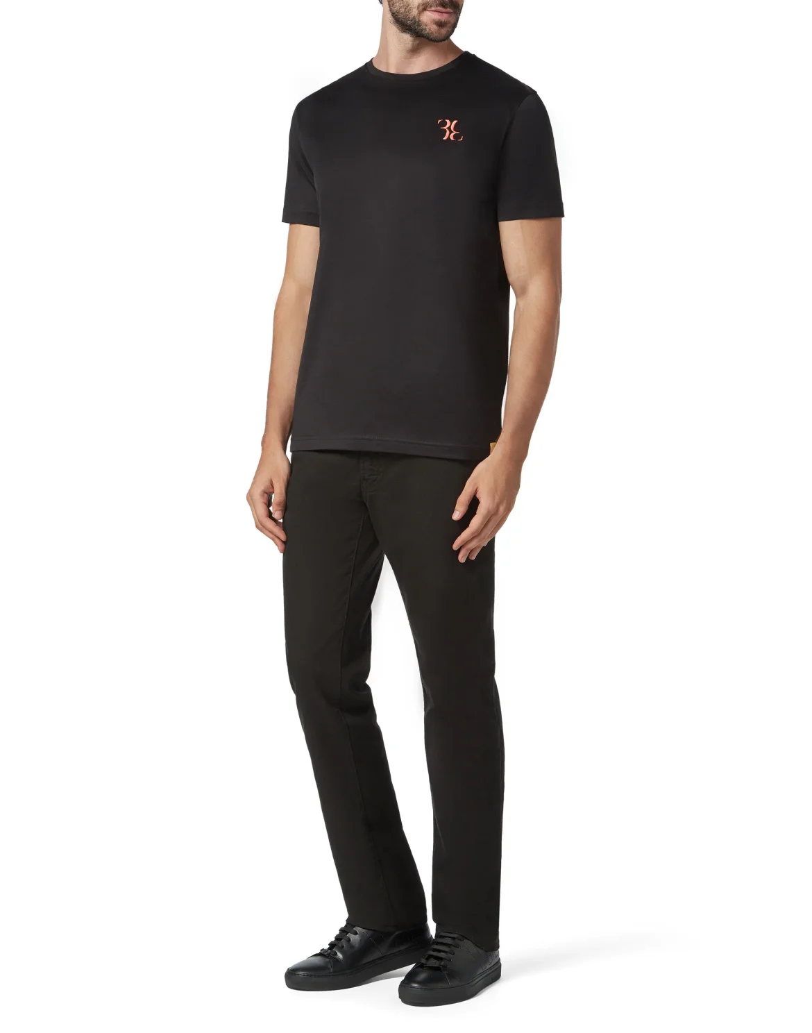 T-shirt Round Neck SS Double B, цвет: Черный