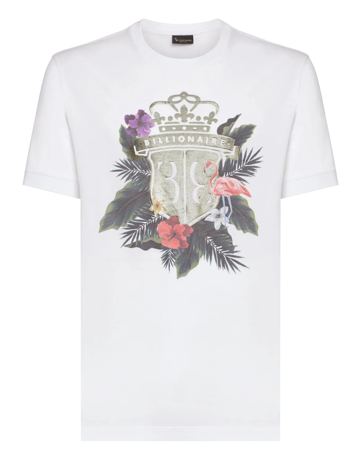T-shirt Round Neck SS Palms, цвет: Белый
