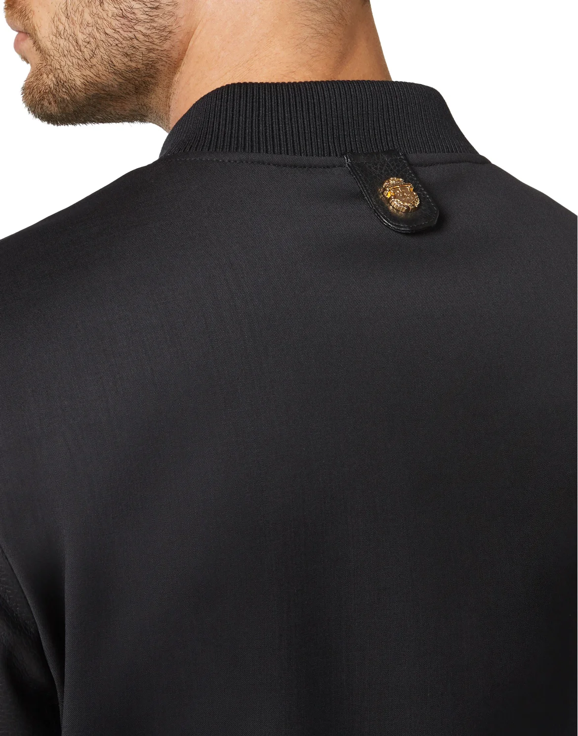 Wool Bomber Leather Insert Crest, цвет: Черный