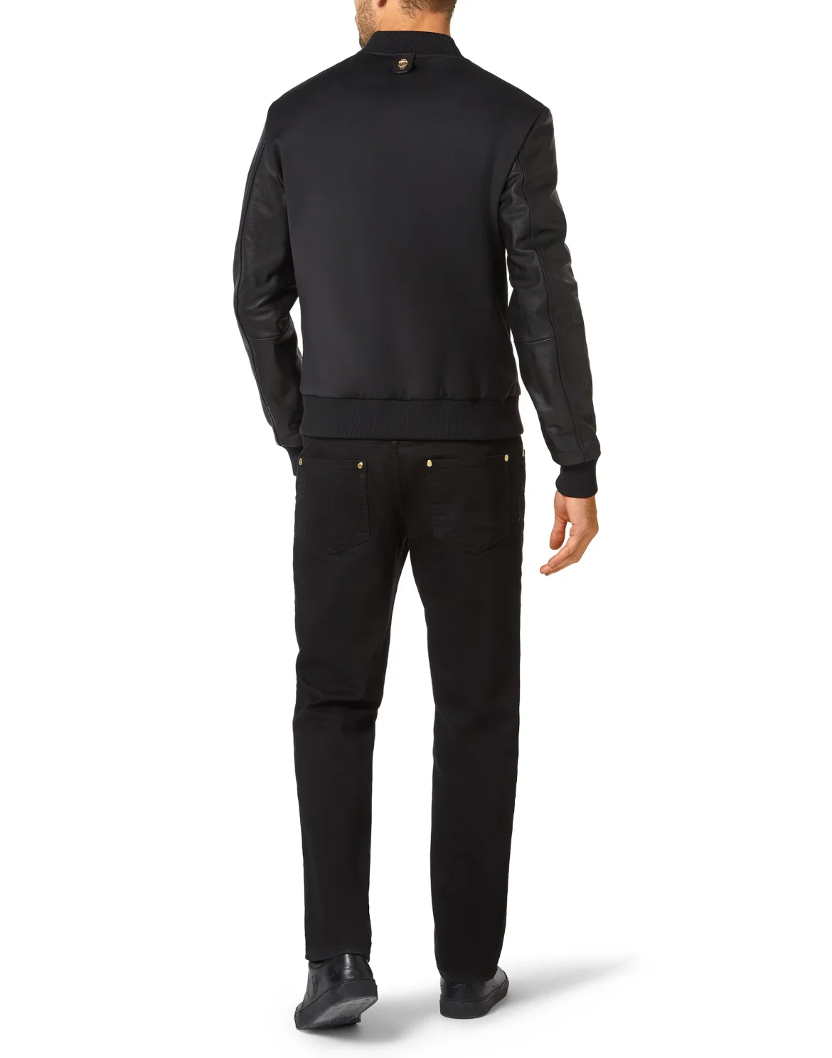 Wool Bomber Leather Insert Crest, цвет: Черный