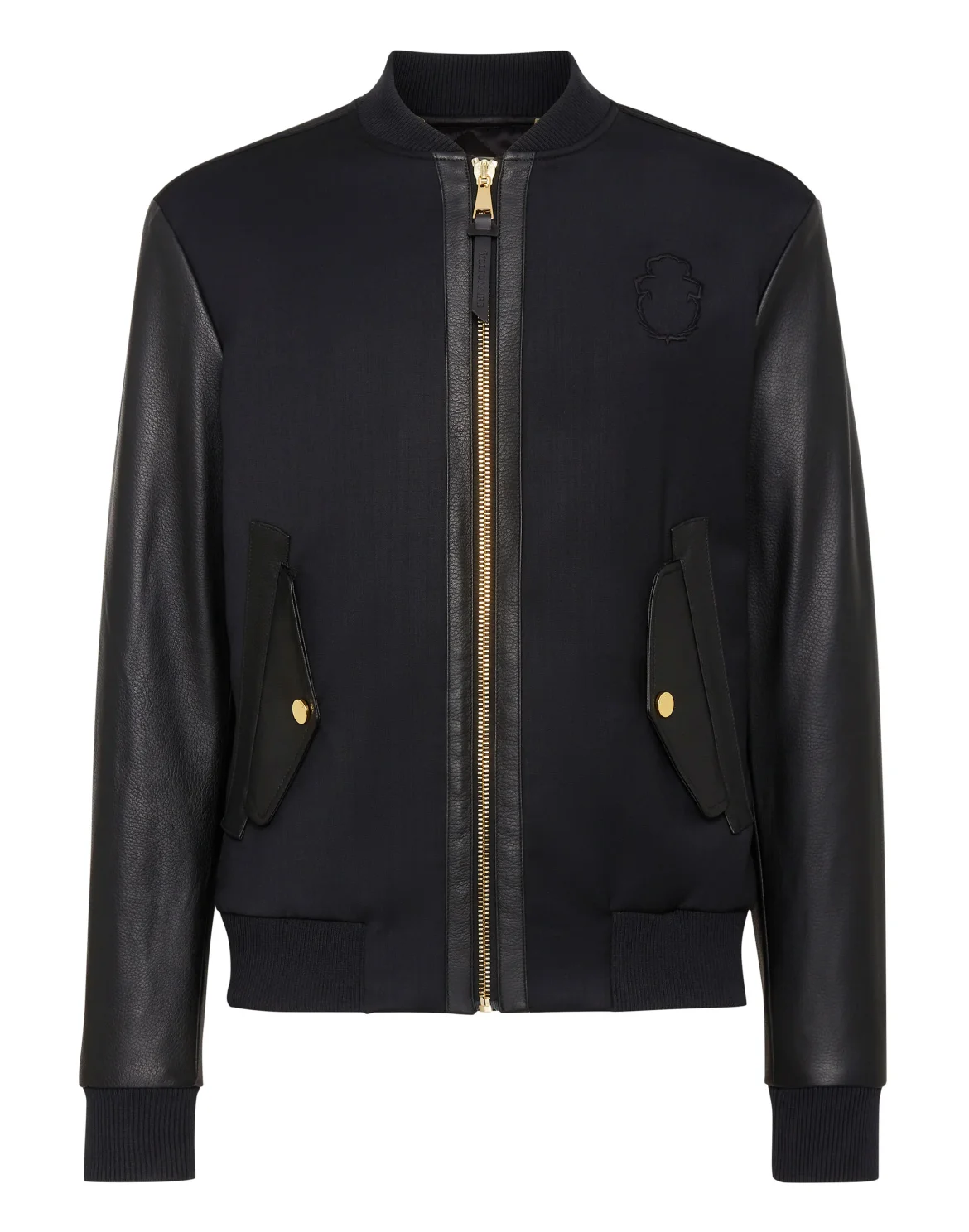 Wool Bomber Leather Insert Crest, цвет: Черный