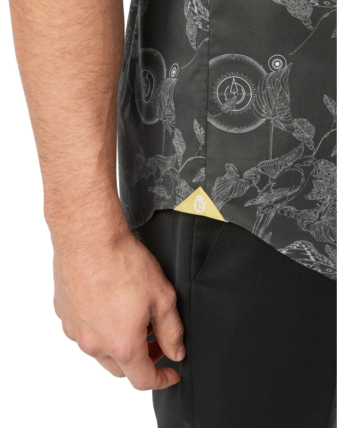 Shirt Silver Cut SS Billionaire in the space, цвет: Черный