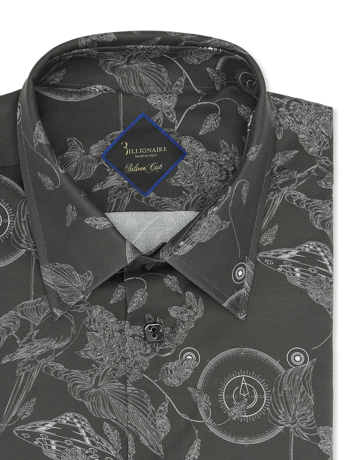 Shirt Silver Cut SS Billionaire in the space, цвет: Черный