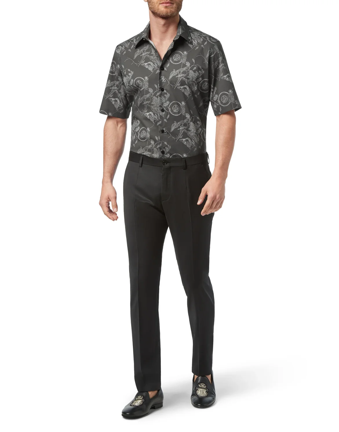 Shirt Silver Cut SS Billionaire in the space, цвет: Черный