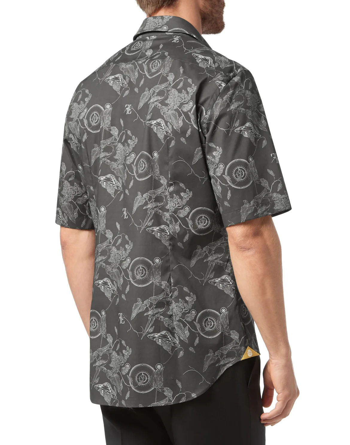 Shirt Silver Cut SS Billionaire in the space, цвет: Черный