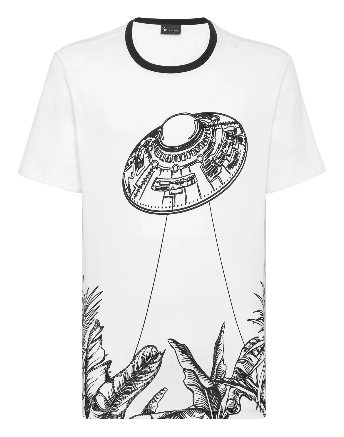 T-shirt Round Neck SS Billionaire in the space, цвет: Белый