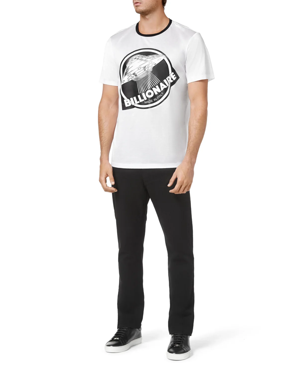 T-shirt Round Neck SS Billionaire in the space, цвет: Белый