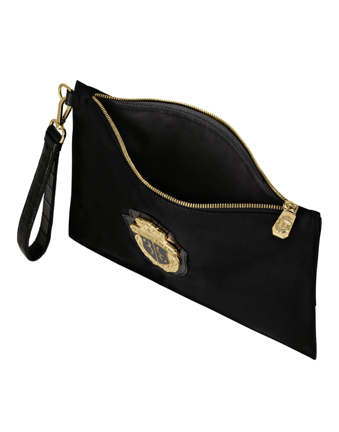 Deer Leather Minaudiere, цвет: Черный