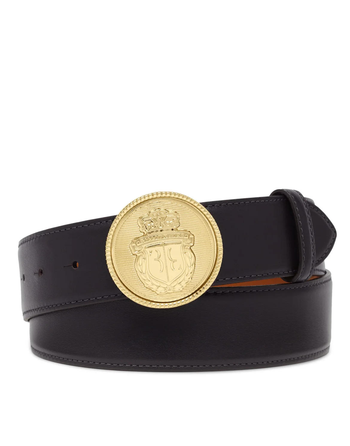 Deer Leather Belt, цвет: Черный