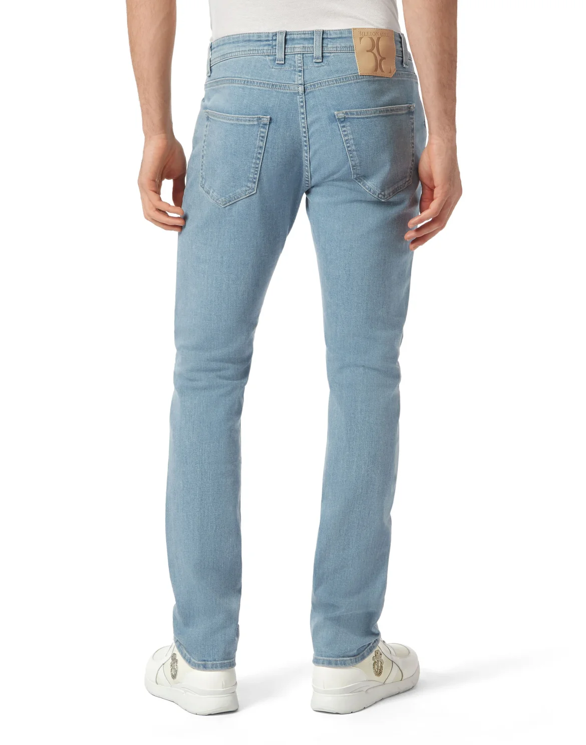 Denim Trousers Super Straight Cut Basic, цвет: Голубой