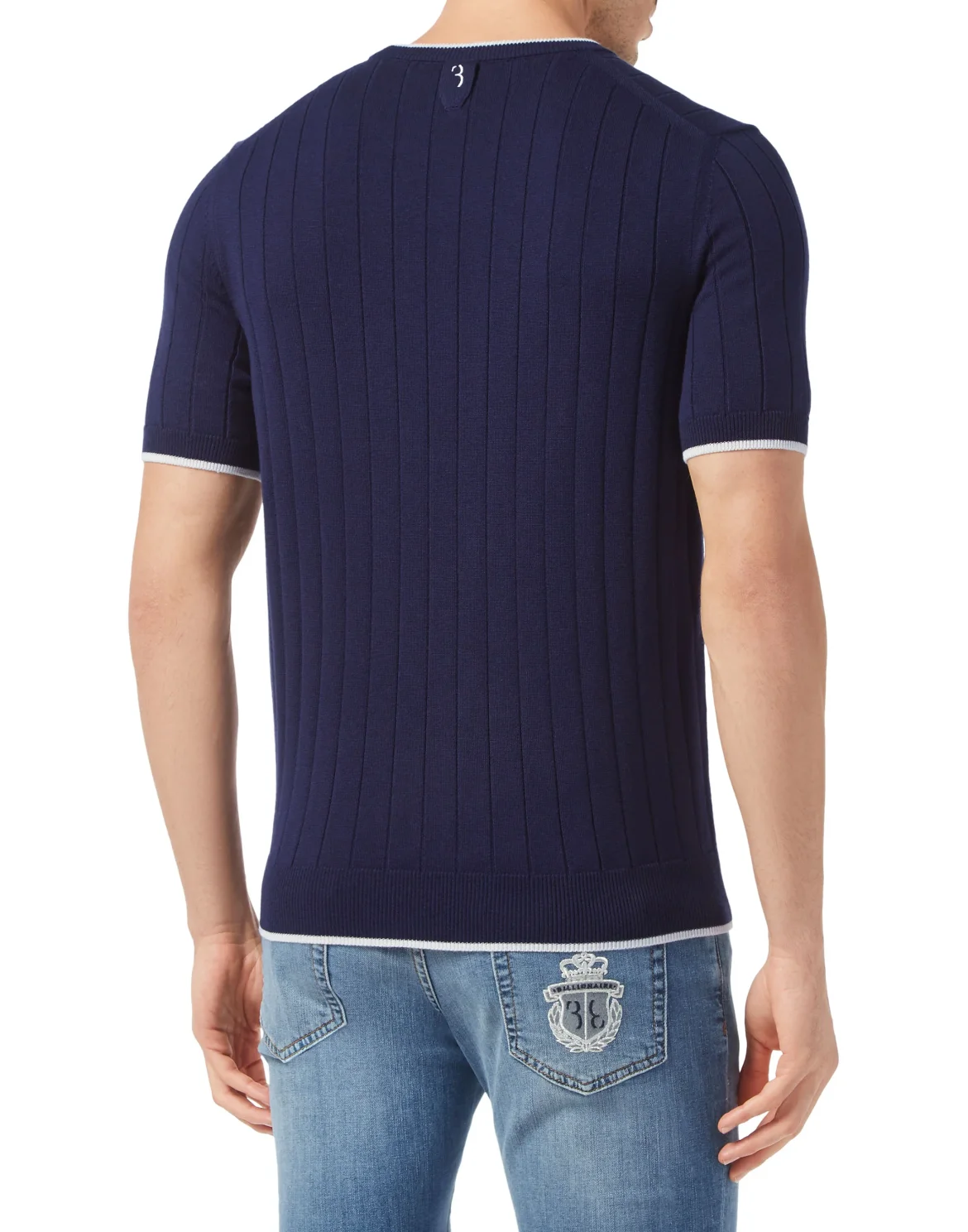 Cotton/Wool T-Shirt  SS, цвет: Синий
